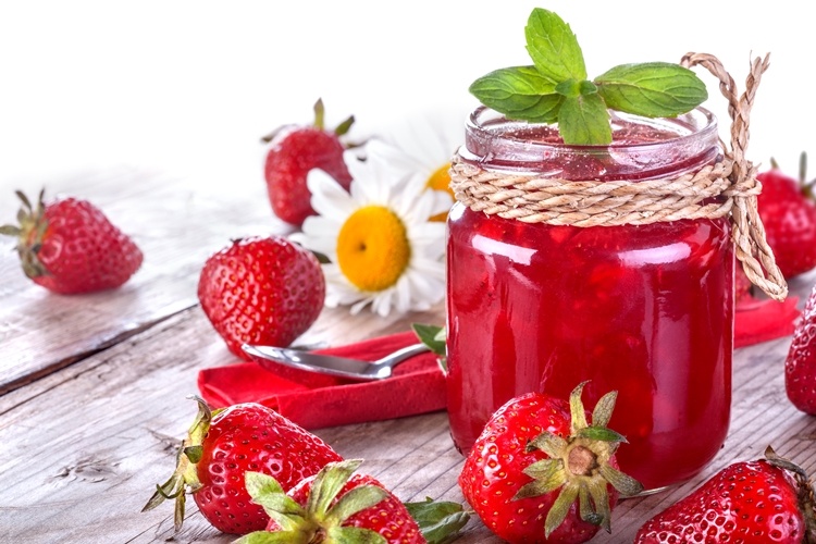 Erdbeermarmelade - Erdbeer-Marmelade (schnell und einfach)